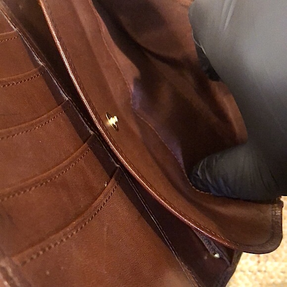 RALPH LAUREN Brown Green Tartan Plaid Multi Billfold Coin Long Bifold Wallet - Picture 14 of 17